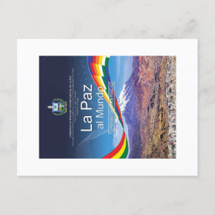 Tarjeta Posta La Paz al mundo Helg Vykort