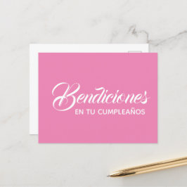 Tarjeta postal - Bendiciones en tu Cumpleaños Vykort