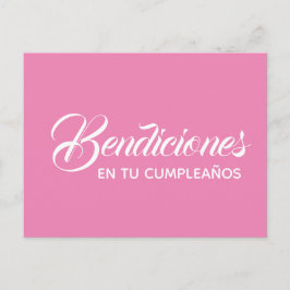 Tarjeta postal - Bendiciones en tu Cumpleaños Vykort