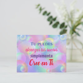 Tarjeta postal - Cree en Ti Vykort
