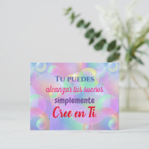 Tarjeta postal - Cree en Ti Vykort