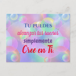 Tarjeta postal - Cree en Ti Vykort