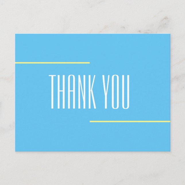 Tarjeta postal - Tack - Anpassningsbar Vykort (Framsida)