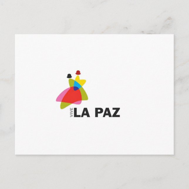 Tarjeta postal Vive La Paz Vykort (Framsida)