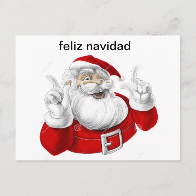 tarjetas de feliz navidad helg vykort (Framsida)