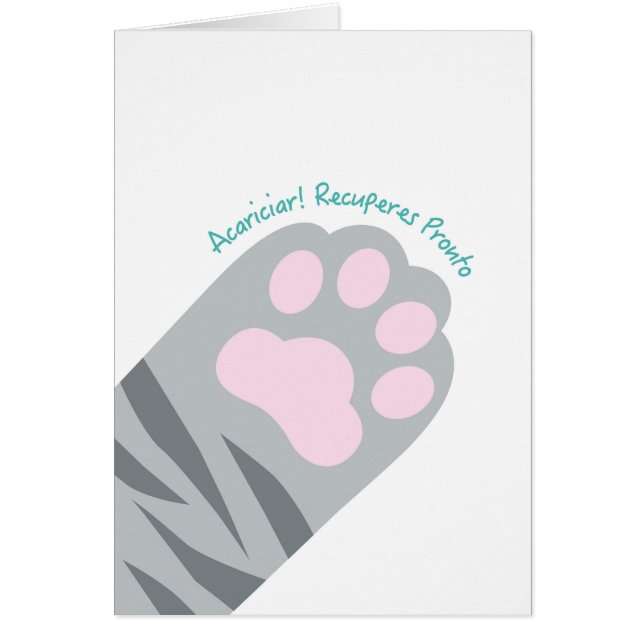 Tarjetas De Recuperate Pronto Card Hälsningskort (Framsidan)