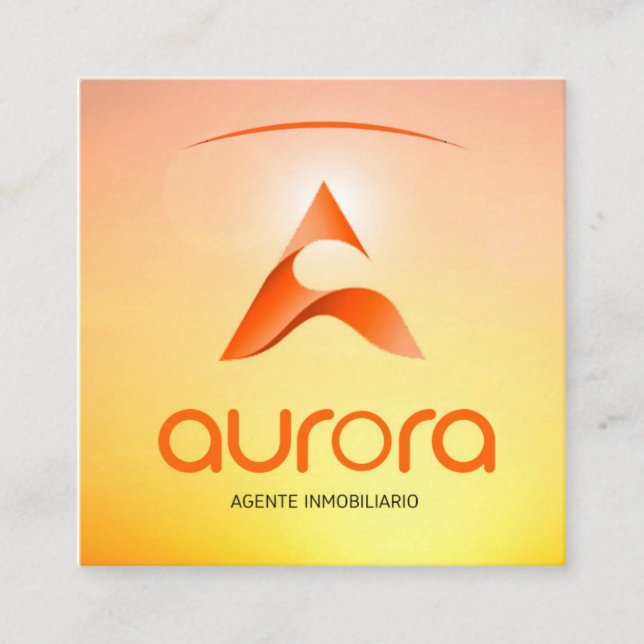 TARJETAS DE VISITA FYRKANTIGT VISITKORT (Framsida)