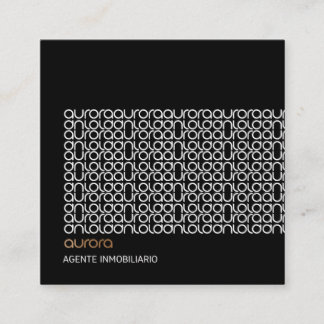 TARJETAS DE VISITA FYRKANTIGT VISITKORT