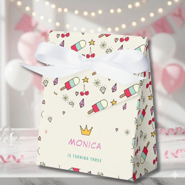 Tårkattkaniner i barns födelsedag presentaskar (Skapare uppladdad)