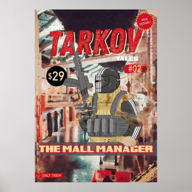 Tarkov Tales 02 Escape från Tarkov Killa Poster (Framsidan)