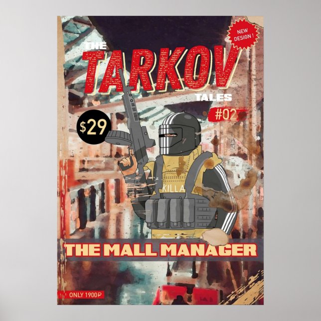 Tarkov Tales 02 Escape från Tarkov Killa V Poster (Framsidan)