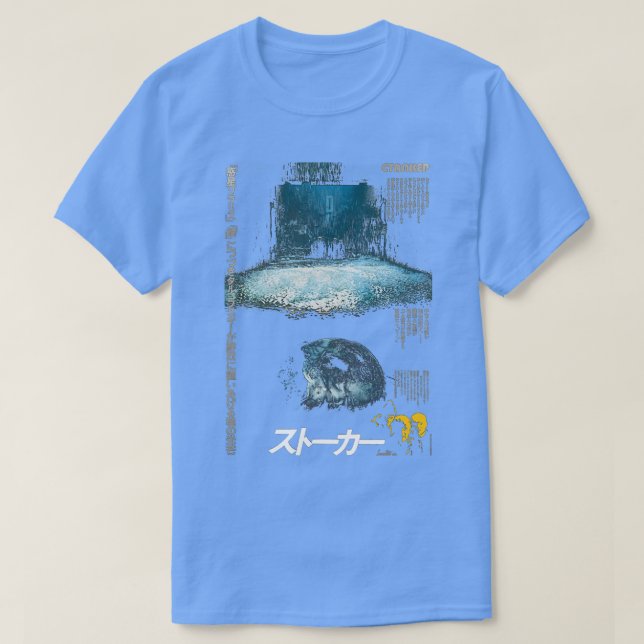 Tarkovsky Stalker Japanska  T Shirt (Design framsida)