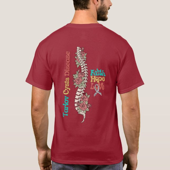 Tarlov Cyst Disease T-Shirt (Baksida)