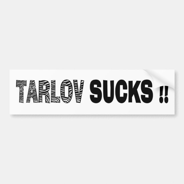 TARLOV SUCKS BILDEKAL (Framsidan)