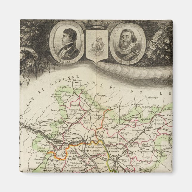 Tarn et Garonne Magnet (Framsidan)