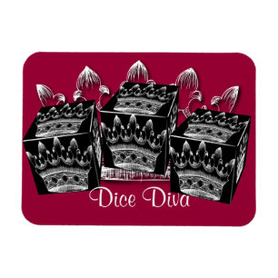 tärningdivamagnet magnet
