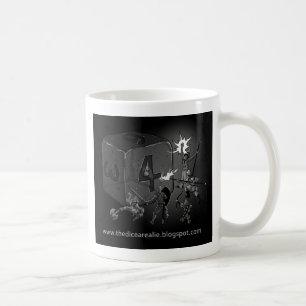 Tärningen är en ljuga kaffemugg