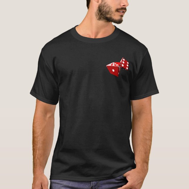 Tärningen parar (grundläggande) t-shirt (Framsida)