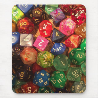 Tärningmousepad för gamers musmatta