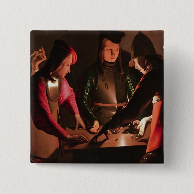 Tärningspelarna Knapp (Framsida)