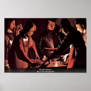 Tärningspelarna vid La turnerar Georges De Poster