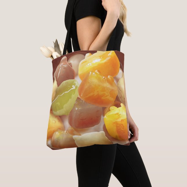 Taro Boll Dessert Illustration Tygkasse (Närbild)