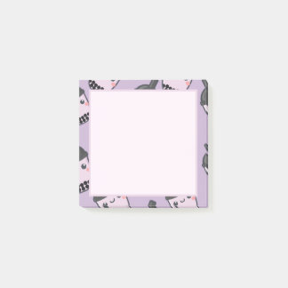 Taro Bubble Tea Boba Post-it Block