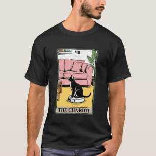 Taro Kort Chariot Katt Robot Dammsugare Fu T Shirt