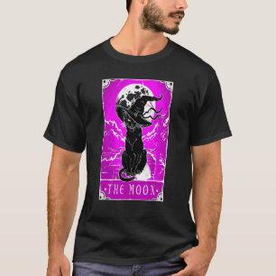 Taro Kort Halvmåne Och Svart Katt Häxa Hatt H T Shirt