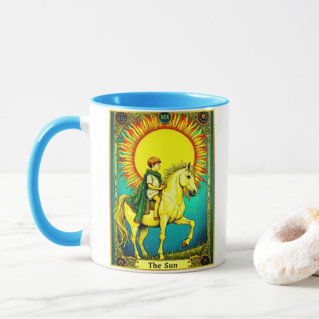 Taroillustration, Solen Mugg (Med munk)
