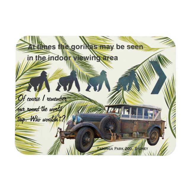 Taronga Park Zoo Sydney Magnet (Horisontell)