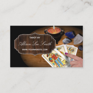 Tarot, astrologi, Astrologer Visitkort
