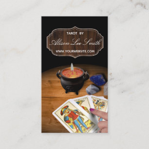 Tarot, astrologi, Astrologer Visitkort
