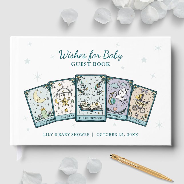 Tarot Baby Shower Önskemål för Baby Gästböcker (Skapare uppladdad)