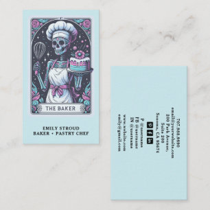 Tarot Bagare Konditor Efterrätter Catering Visitkort