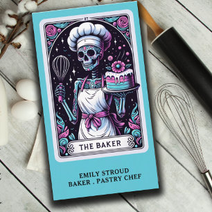 Tarot Baker Pastry Chef Dessert Caterer Visitkort