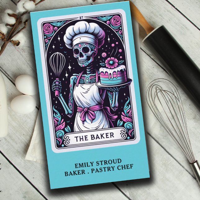 Tarot Baker Pastry Chef Dessert Caterer Visitkort (Skapare uppladdad)