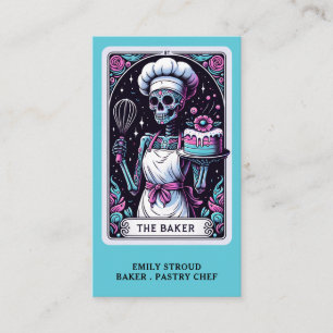 Tarot Baker Pastry Chef Dessert Caterer Visitkort