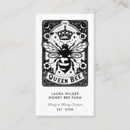 Tarot Bee Theme Honungsbin Apiary Farm Bebiodling Visitkort
