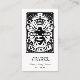 Tarot Bee Theme Honungsbin Apiary Farm Bebiodling Visitkort
