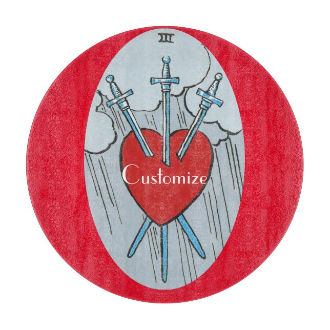 Tarot Card 3-svärd Thunder_Cove  (Framsidan)