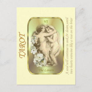 Tarot Card - Älskare Vykort