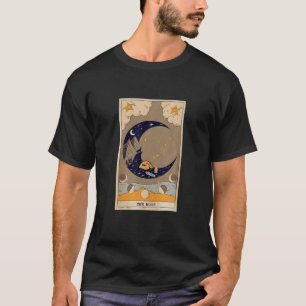 Tarot Card, Audacity Skeleton Tarot Card i Måne T Shirt