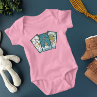 Tarot Card Baby One Biet Flicka T-Shirt