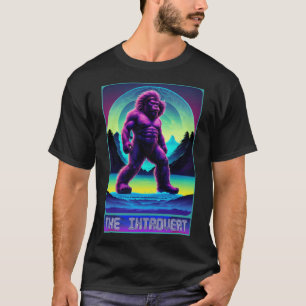 Tarot Card Bigfoot - Introvert - Yeti Bigfoot T Shirt