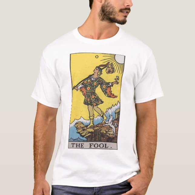 Tarot Card - Fool T Shirt (Framsida)