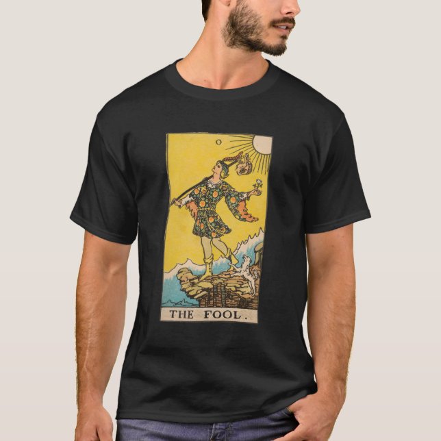 Tarot Card-fool T Shirt (Framsida)