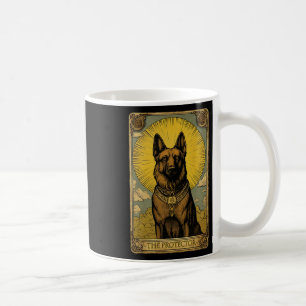 Tarot Card för Hund av tyska shepherd Kaffemugg