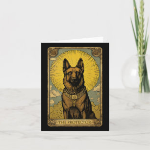 Tarot Card för Hund av tyska shepherd Kort