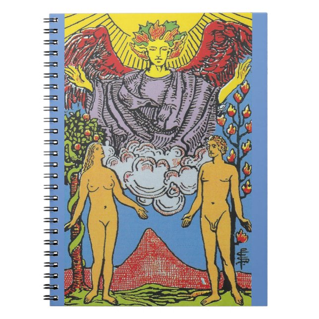 Tarot Card-fotnoter i Älskare Anteckningsbok (Framsidan)
